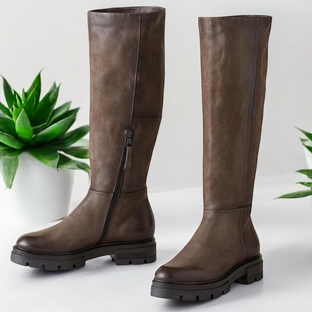 Miz Mooz Below the Knee Brown Leather Boot 38 EU / 7.5 - 8 US